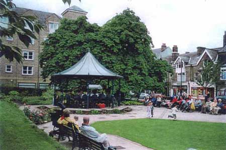 Ilkley bandstand Ilkley bandstand